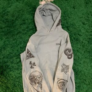 Blue Supreme MC Escher Hoodie *RARE*